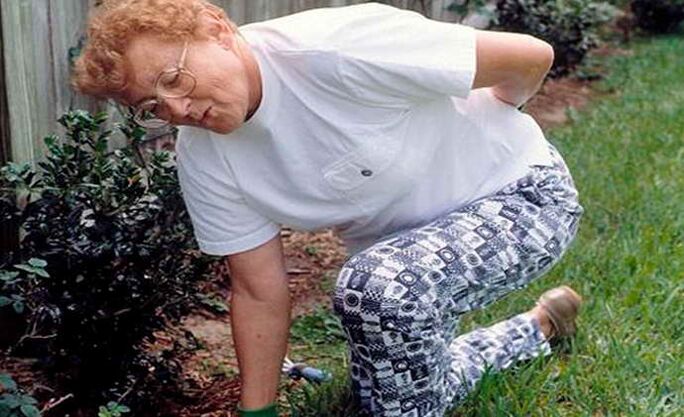 Pain for irritation of osteochondrosis of the breast