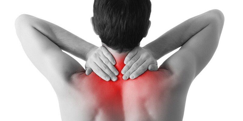 Shoulder pain caused by muscle inflammation